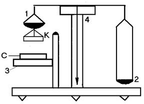 Описание экспериментальной установки. Для измерения силы F можно пользоваться установкой, изображенной на рис 5 - student2.ru