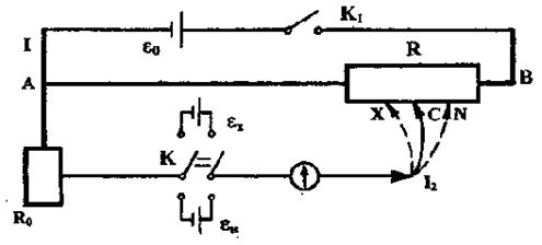 определение электродвижущей силы источника тока методом компенсации - student2.ru