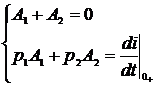 Переходный процесс в электрической цепи, описываемой дифференциальным уравнением 2-го порядка. - student2.ru
