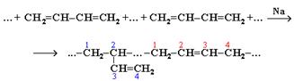 Полимеризация. Полимеризация сопряженных диенов. Каучуки - student2.ru