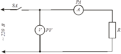 Порядок выполнения работы. 1. Собрать электрическую цепь в соответствии со схемой, представленной на рис - student2.ru