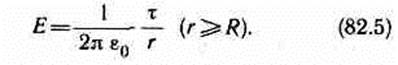 Применение теоремы Гаусса к расчету некоторых электростатических полей в вакууме - student2.ru