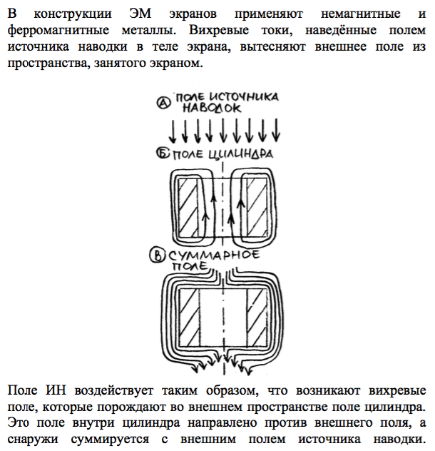 Принципы экранирования электрических полей. - student2.ru