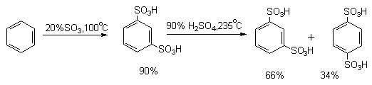 Сульфирование бензола и его производных - student2.ru
