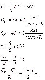 Теплоємність газів і число ступенів вільності. Закон рівномірного розподілу кінетичної енергії за ступенями вільності - student2.ru