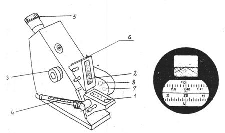 Установка для определения показателя преломления жидкостей и порядок выполнения работы - student2.ru