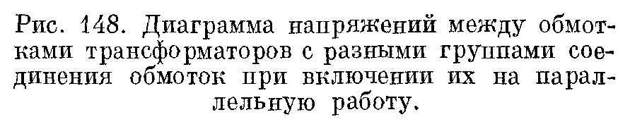 Явления в трансформаторах, принадлежащих к разным группам соединения обмоток - student2.ru