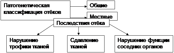 Логическая структура темы: «Патофизиология водно-солевого обмена. Отеки. Нарушение обмена калия» - student2.ru