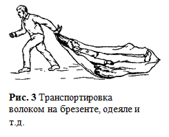 Транспортировка пострадавшего - student2.ru