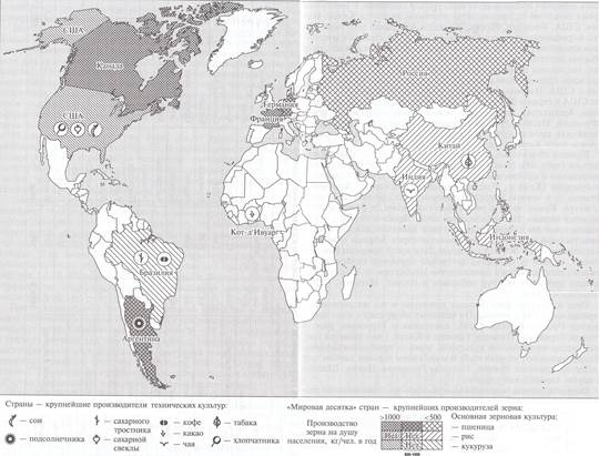 География отраслей растениеводства мира - student2.ru