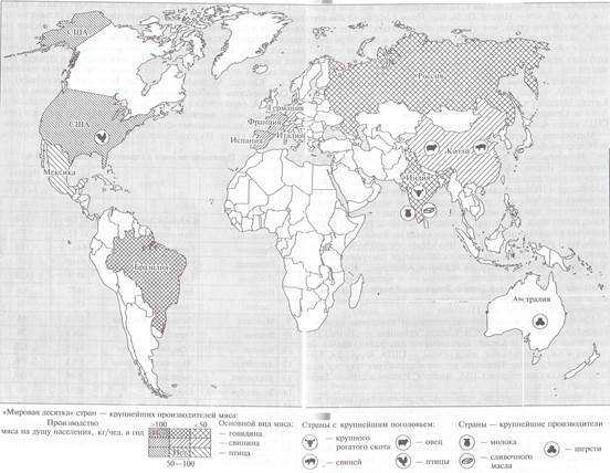 География отраслей животноводства мира - student2.ru
