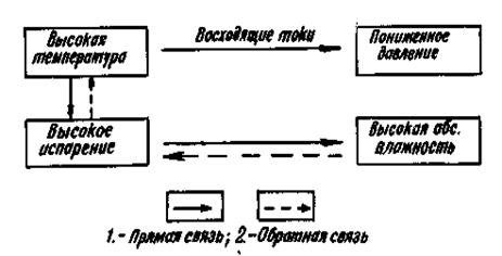 Среднегодовые значения испарения, облачности и осадков на разных широтах - student2.ru