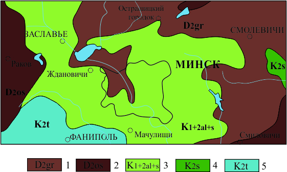 инженерно-геологические условия строительства метрополитена на территории г. минска - student2.ru