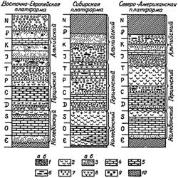 Структурные элементы поверхности фундамента и осадочного чехла платформ - student2.ru