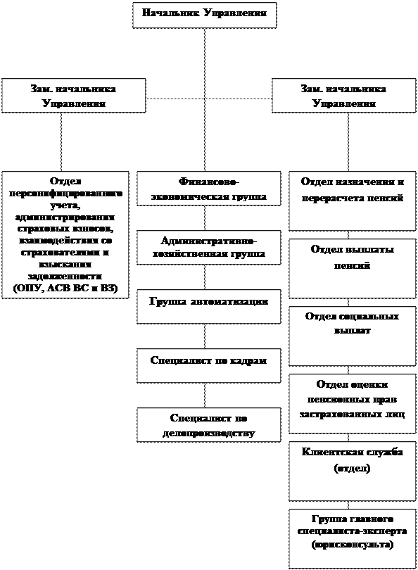 Социально значимые функции Управления Пенсионного фонда РФ г. Воронежа - student2.ru