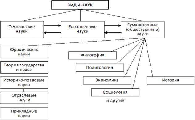 Соотношение теории государства и права с другими науками - student2.ru