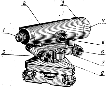 Составные части нивелира Н-3 - student2.ru