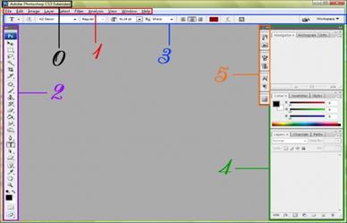 Adobe PhotoShop графикалық редакторының интерфейсімен танысу. - student2.ru