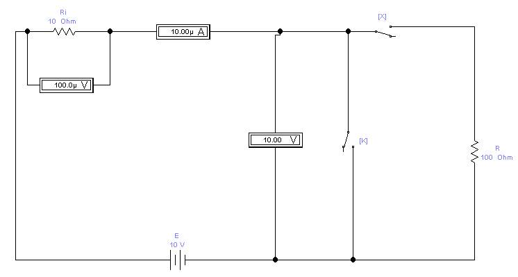 авыки работы с программным пакетом Electronics Workbench (EWB) для виртуального моделирования физических измерительных процессов. - student2.ru