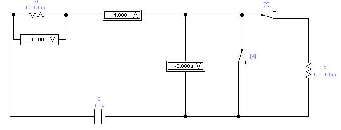 авыки работы с программным пакетом Electronics Workbench (EWB) для виртуального моделирования физических измерительных процессов. - student2.ru