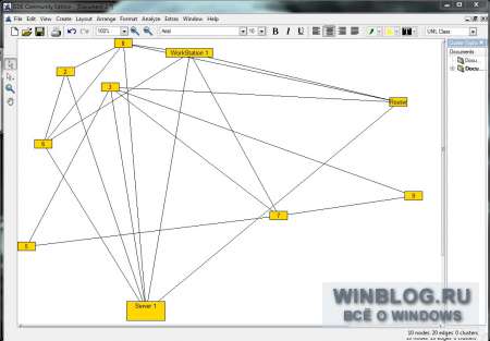 Diagram Designer (бесплатная). Diagram Designer — еще одна бесплатная утилита с устаревшим интерфейсом - student2.ru