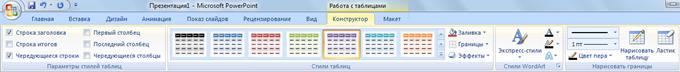 Добавление и изменение заливки ячейки таблицы - student2.ru