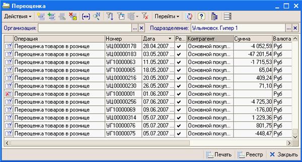 Формирование документа Списание товара - student2.ru