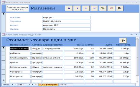 Формы для ввода и редактирования данных - student2.ru