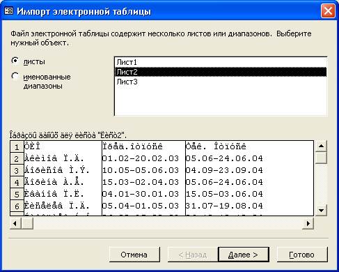импорт данных в ms access - student2.ru