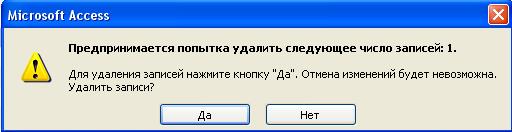 Ход выполнения задания 1. I. Удаление из таблицы «Поставки» определенной записи - student2.ru