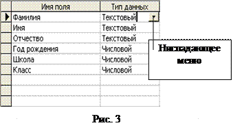 Лабораторная работа 1. Создание базы данных, состоящей из одной таблицы - student2.ru