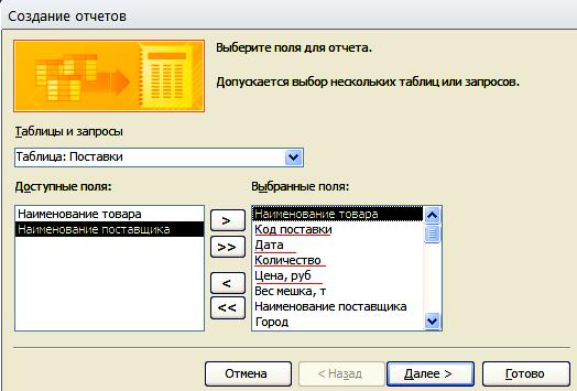 Лабораторная работа №5. СОЗДАНИЕ ОТЧЕТОВ - student2.ru