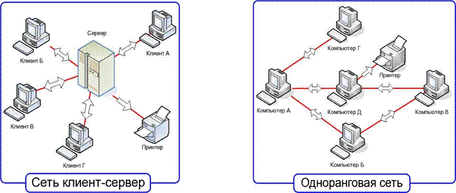Локальные и глобальные сети. - student2.ru