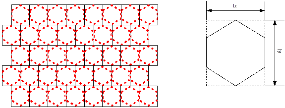 Моделирование гексагонального растра - student2.ru