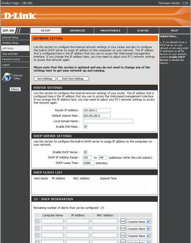 Настройка роутера DIR-300 для работы в сети Starnet - student2.ru