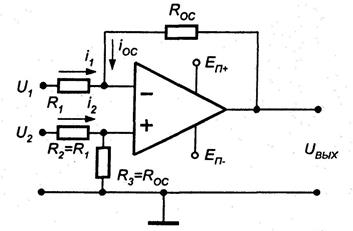 Неинвертирующий усилитель - student2.ru