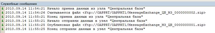 Обновление конфигурации подчиненных узлов распределенной базы данных - student2.ru