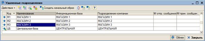 Обновление конфигурации подчиненных узлов распределенной базы данных - student2.ru