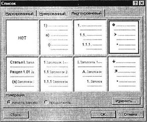 Образец текста с нумерованным списком - student2.ru