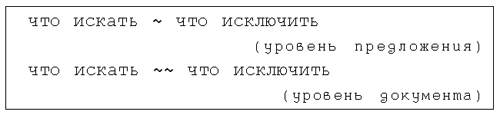 Обязательное включение и исключение отдельного слова - student2.ru