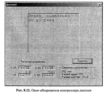 Окно Микрокомандный уровень - student2.ru