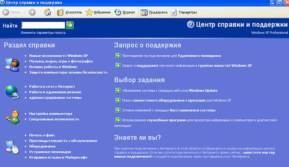 Операционная система Windows XP. Графический интерфейс пользователя и его состав - student2.ru