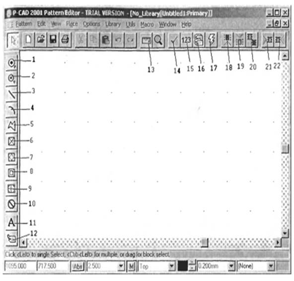 Основные сведения о программе P-CAD Pattern Editor - student2.ru