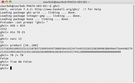 Основы работы с интерпретатором GHCi - student2.ru