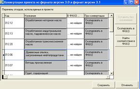 Открыть проект программы Отходы версии 3.0 - student2.ru