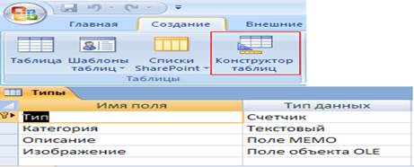 Отсчет по Microsoft Access - student2.ru