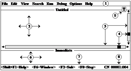 п1. интерфейс среды qbasic - student2.ru