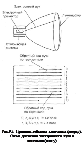 Принцип формирования аналогового видеоизображения - student2.ru