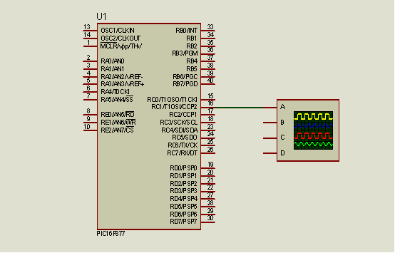 Программирование на mikroC типовых процедур управления для PIC-микроконтроллеров: управление светодиодом, формирование периодических сигналов, опрос контактов переключателя. - student2.ru