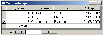 Пуск»→ «Всі програми»→ «Microsoft Office»→ «Access». - student2.ru